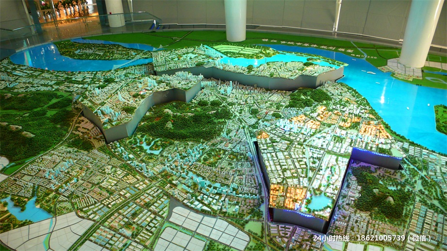 青岛崂山风景区数百亩沙盘模型——细致入微，再现自然奇观